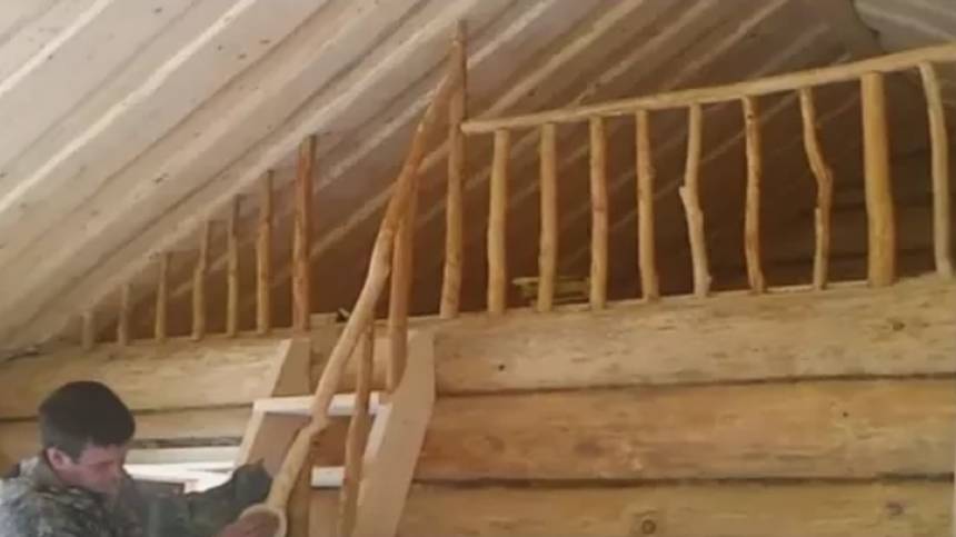 Отделка сруба Бани с СЕНОВАЛОМ. Чистовая отделка сруба бани из бревна в старинном старорусском стиле смотреть онлайн