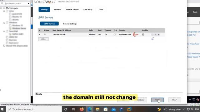 HOW TO IMPORT USERS FROM ACTIVE DIRECTORY (LDAP) TO SONICWALL NSV 200 смотреть онлайн