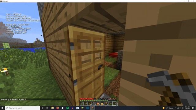 Minecraft Tornado Survival Season 1 Ep 2 ~Burnt the house down смотреть онлайн