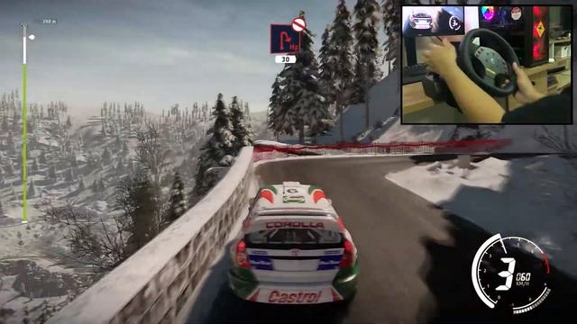 WRC 9 Toyota Corolla WRC Monte Carlo / Logitech Momo смотреть онлайн