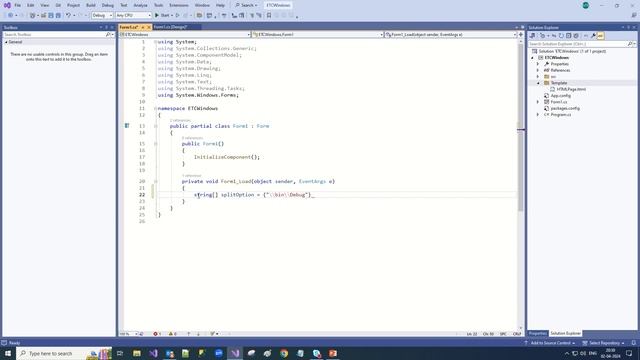 How to Load HTML Page in Windows Form C# смотреть онлайн