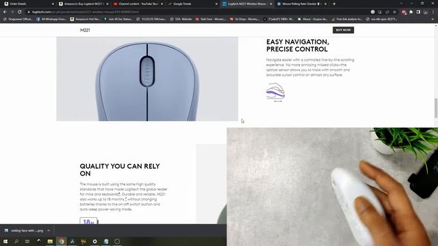 Logitech M221 Wireless Mouse with Silent Buttons смотреть онлайн