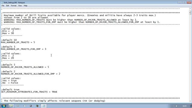 Jagged Alliance 2 v1.13/7609 - Editing Config File: Skills_Settings.INI смотреть онлайн