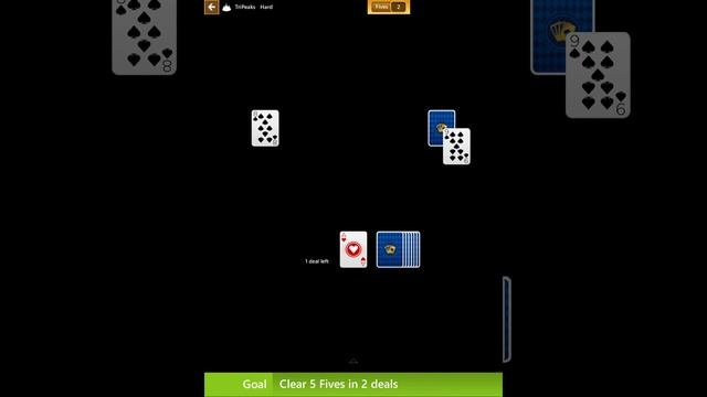 Microsoft Solitaire Collection Daily Challenge, April 6, 2021. TriPeaks (Hard) смотреть онлайн