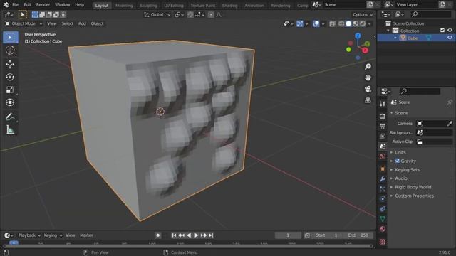 Face Flatten - face collapse in blender (arabic) смотреть онлайн