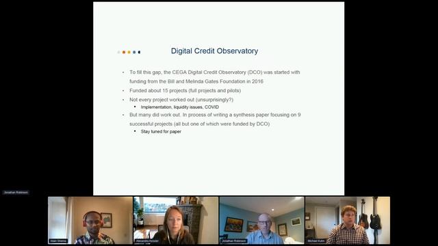Panel 23.1| Algorithm-based consumer credit: evidence on the impacts in emerging markets from CEGA. смотреть онлайн