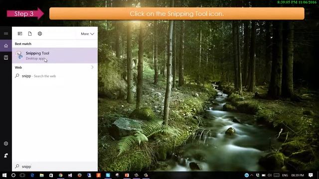 How to capture a Screenshot in Windows 10 using the Snipping Tool смотреть онлайн