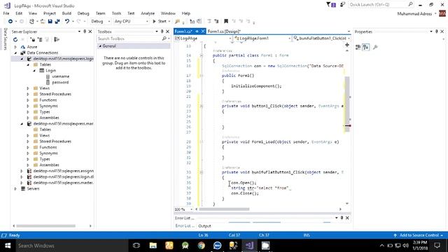 C#-How to create Flat UI Login in c#-Windows Form and connection with Database смотреть онлайн