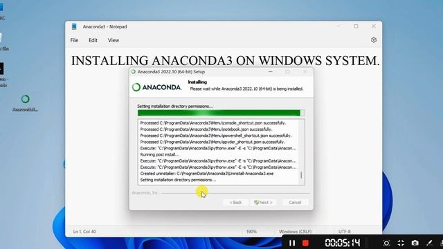 Installing Anaconda 3 on Windows - Step-by-Step Tutorial смотреть онлайн