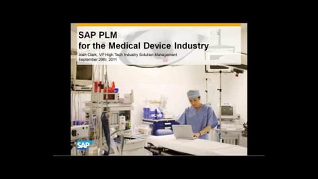 Cust Case SAP PLM for Med Equip Mfgrs Video Preview 2011 09 29 смотреть онлайн