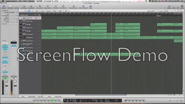 Logic Express recording - Lee-elody смотреть онлайн