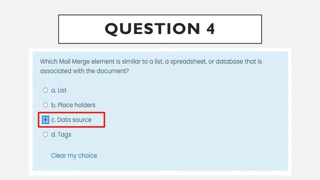 VINSET 2.0 DAY 3 ANSWER KEY: Microsoft Office 365 for Productivity – Mail Merge - Exit Quiz смотреть онлайн