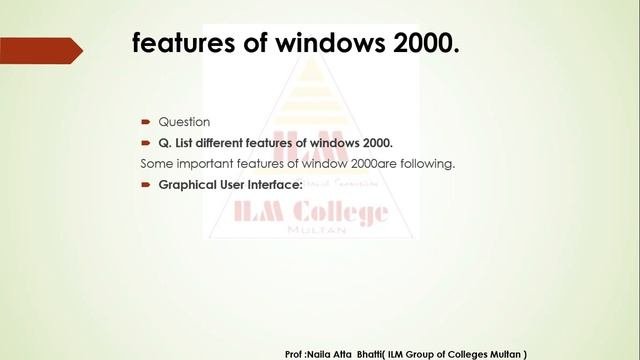 ICS Computer part 1- Ch 7- Lect# 6 Windows operating system By: Prof Naila Atta Bhatti смотреть онлайн
