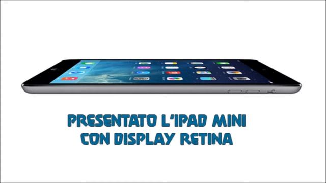 Presentato l'iPad mini con display Retina смотреть онлайн