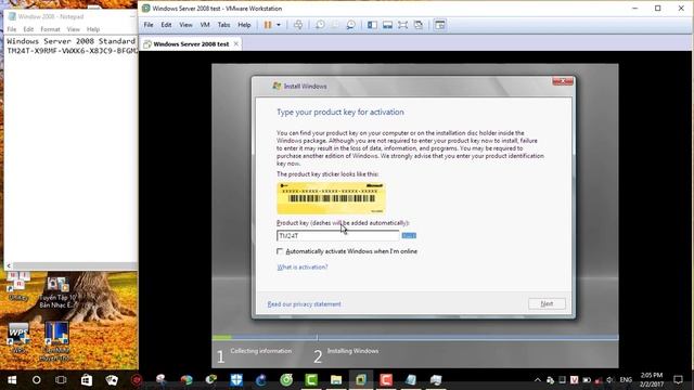 cài đặt windows server 2008 trên vmware 12.5 смотреть онлайн