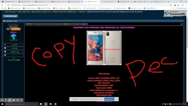 Symphony V155 Flash File MT6739 Android 8.1 Customer Care File Download смотреть онлайн