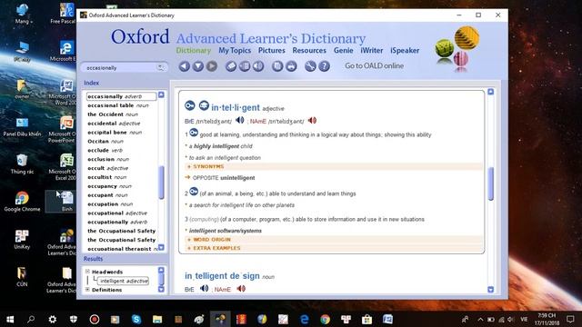 Phần mềm Oxford Advanced Learner's Dictionary смотреть онлайн