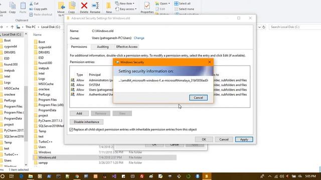 How To Delete Windows Old Folder From Local Disk:C? смотреть онлайн