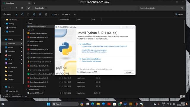 how to install python idle latest version 3.12 in windows | coding culture смотреть онлайн