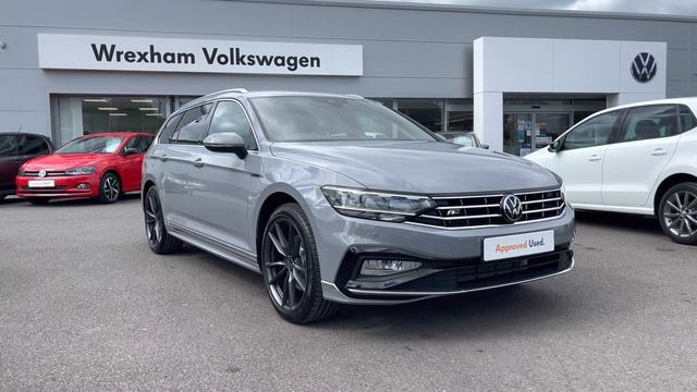 Approved Used Volkswagen Passat Estate R-Line 2.0 TDI 150ps Moonstone Grey | Wrexham Volkswagen смотреть онлайн