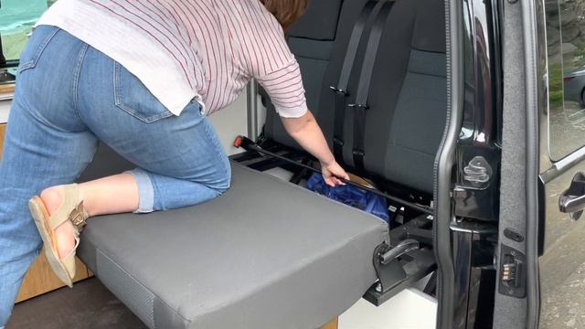 Converting the rear seat to bed mode - RIB Altair sliding bedseat смотреть онлайн