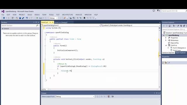openFileDialog -Visual Studio C#.NET - Nesne Tabanlı Programlama смотреть онлайн