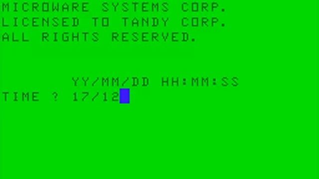 OS-9 UNIX like OS on a Radio Shack TRS-80 Color Computer смотреть онлайн