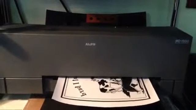 Alps MD 1000 Printer смотреть онлайн