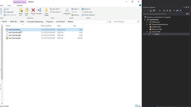 Windows C & Assembly Hybrid Program Tutorial смотреть онлайн