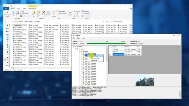 DFCleaner - Duplicate Files Cleanup tool for Win10 demo смотреть онлайн