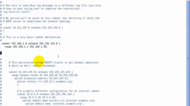 Configuration Serveur DHCP Linux ( fedora ) لينكس"DHCP"إعداد خدمة смотреть онлайн