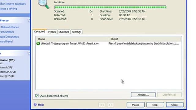 detect And Claen Virus in Kaspersky.flv смотреть онлайн