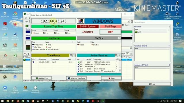 MONITORING JARINGAN DENGAN LOOK@LAN, WIRESHARK, DAN COMMVIEW - Taufiqurrahman SIF 4E смотреть онлайн