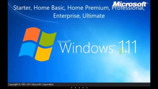 Windows 111 Starter Home Basic Home Premium Professional Enterprise Ultimate смотреть онлайн