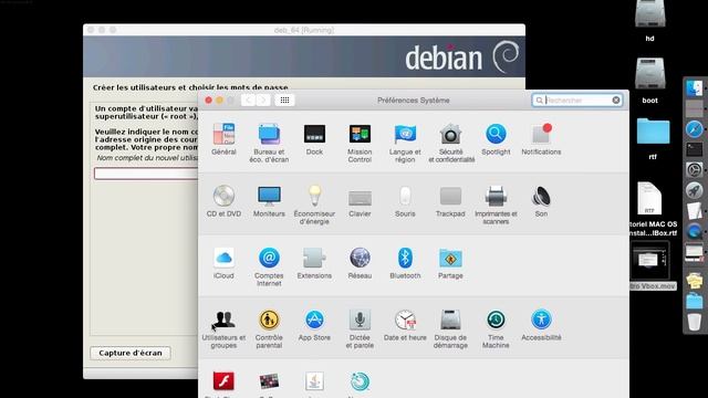 Tutoriel 1 Installer Debian avec VirtualBox sur Mac Os Yosemite смотреть онлайн