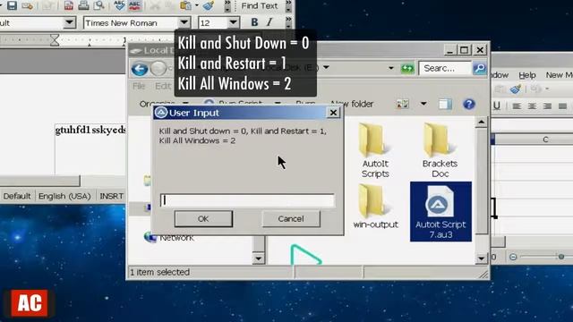 AutoIt Script (FREE) - Kill All Windows without Saving on Windows смотреть онлайн