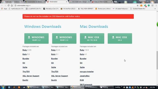How to install Ruby on Rails on Windows part 4 смотреть онлайн