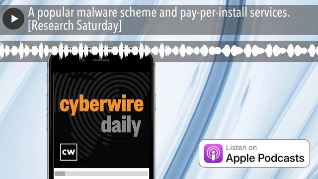 A popular malware scheme and pay-per-install services. [Research Saturday] смотреть онлайн