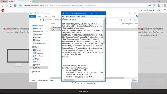 Find your Windows 10 Product Key,....WITHOUT SOFTWARE!!! смотреть онлайн