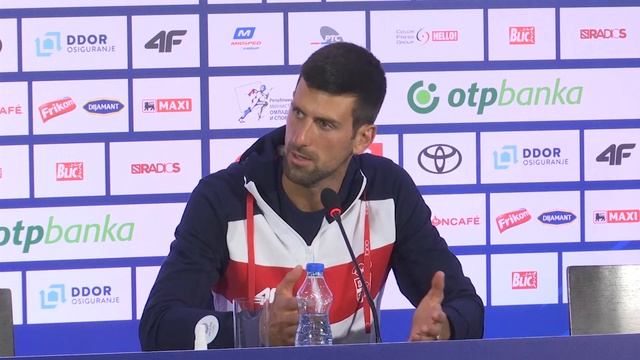 "Ready, motivated and inspired." - Novak Djokovic speaks at Belgrade Airport before flying to Tokyo смотреть онлайн