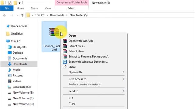How to extract RAR file | Zip file & RAR file In Windows 10 Pc смотреть онлайн