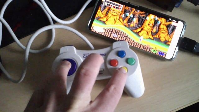 Playing Commander Keen with Gameport Adapter (Necroware) using a Gravis GamePad Pro on Android phon смотреть онлайн