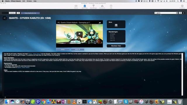 Giants Citizen Kabuto for Mac using Porting Kit смотреть онлайн