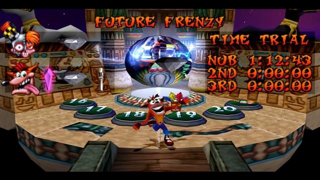 Crash Bandicoot: Warped (PS1) 105% Gameplay (No Commentary) - Part 11 смотреть онлайн