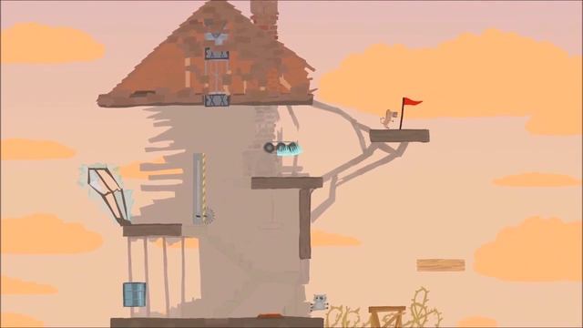 Let's Play Ultimate Chicken Horse 2 Player Gameplay Ep 2 New Old Mansion смотреть онлайн