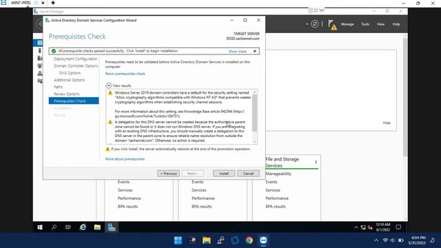 Install and Configure Server Backup Domain Controller | Windows 2019 DC | Bahasa & English смотреть онлайн