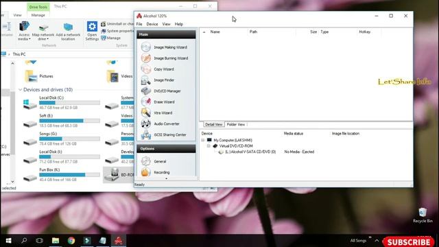 How to create Virtual CD Drive | How to Use|There Benefits||By Let'Share Info. смотреть онлайн