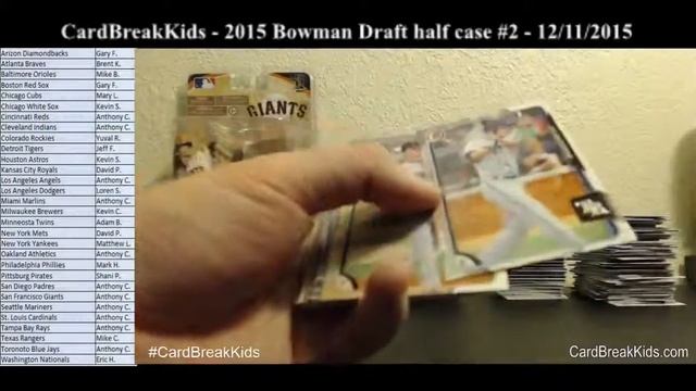 2015 Bowman Draft eBay PYT half case #2 - 12/11/2015 смотреть онлайн