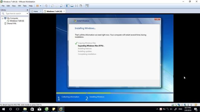 cài win 7 trên vmware смотреть онлайн