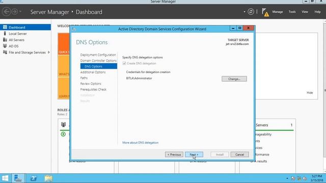 5 Installing Child Domain Controller in Server 2012 R2 смотреть онлайн
